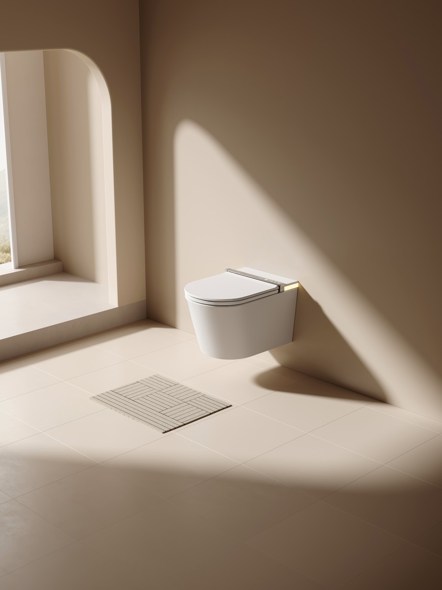 Sanova S005F wall-hung in luxury bathroom