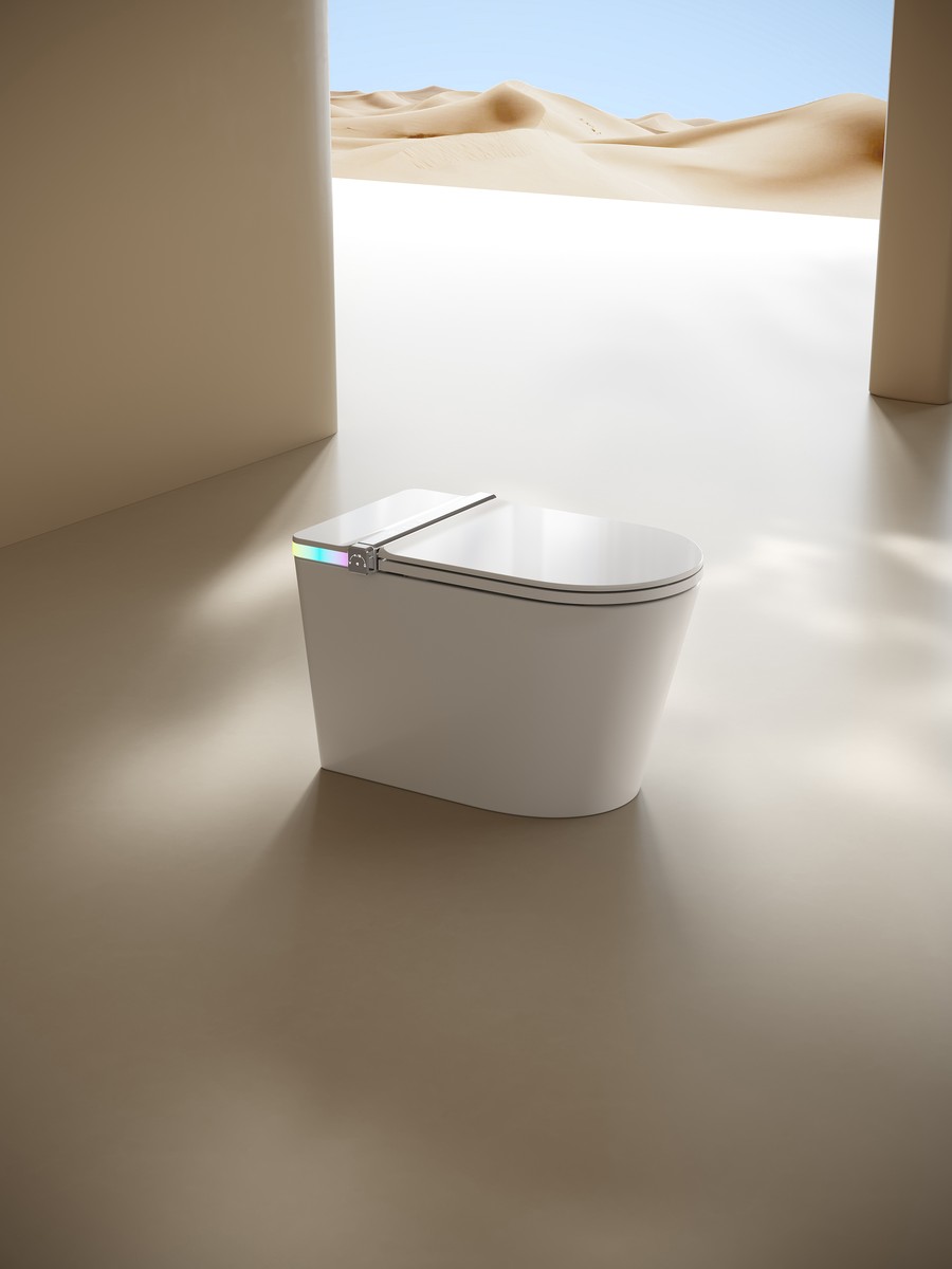 Sanova S002F in warm bathroom setting